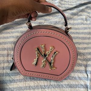 Pink luxurious purse